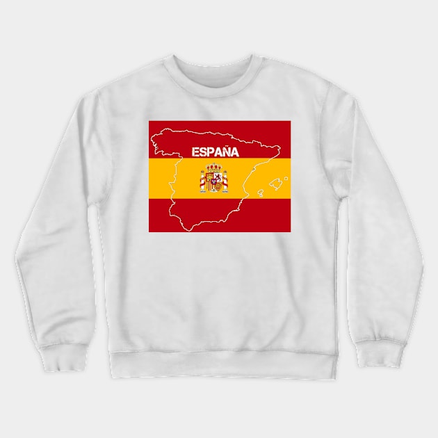 España Spain original design Crewneck Sweatshirt by sanastyle